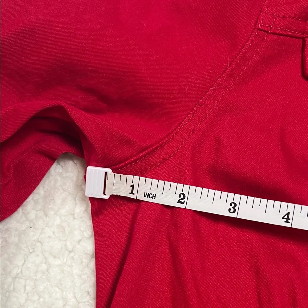 NWOT Style and Company Vibrant Red Denim/Twill Jacket XL - Picture 8 of 10